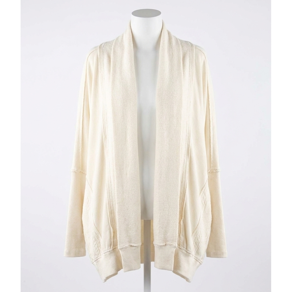NEW FREE PEOPLE monday-friday cardigan in nilla cream